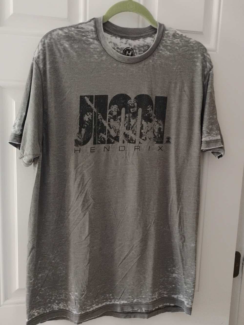 Hybrid & company Gray Jimi Hendrix Graphic Crew Neck Tee